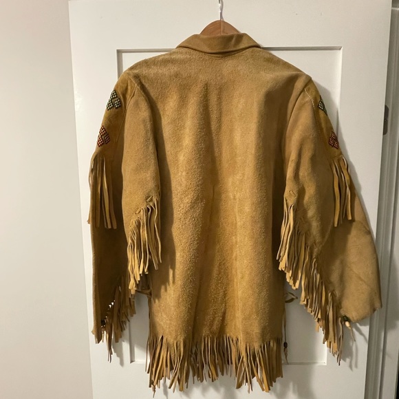 Leather fringe jacket - Picture 4 of 15